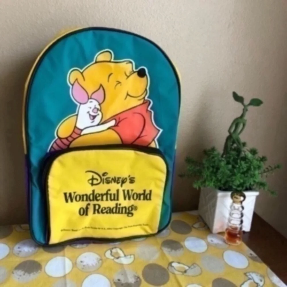 Kids Vintage Winnie the Pooh color block backpack
